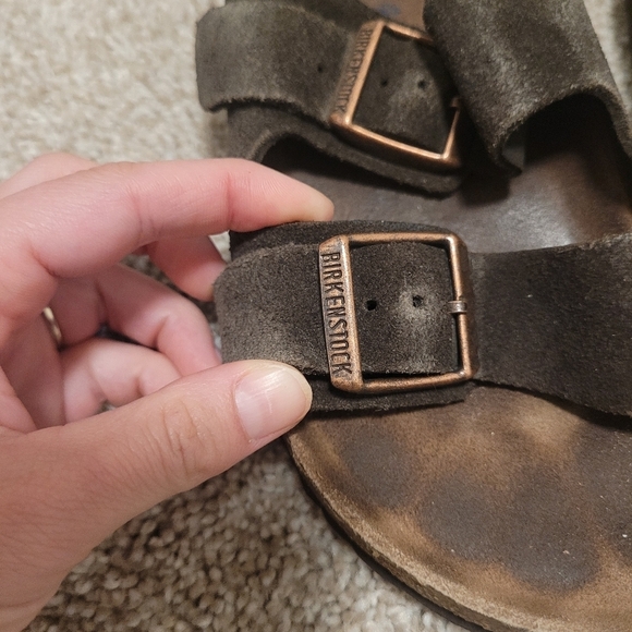 Birkenstock Arizona Womens Brown Suede Sandals Size 36 - Picture 4 of 7